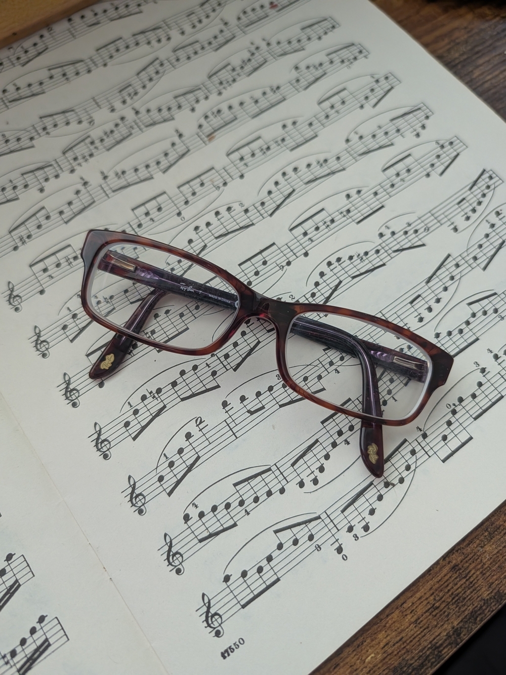 Ray Ban Brown Rectangular Glasses - Picture 1 of 8